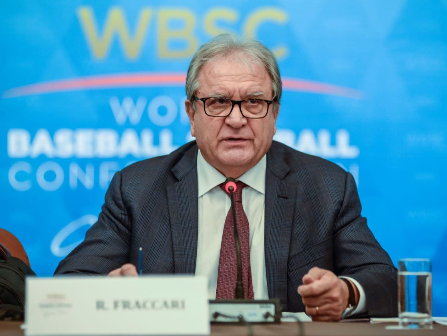 Riccardo Fraccari, presidente de la WBSC. (Foto: WBSC)