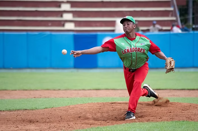 Yosmel Garcés se ha convertido en el principal abridor de los Leñadores de Las Tunas. (Foto: Radio Bayamo)