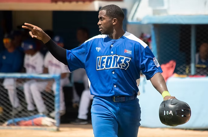 Ángel Alfredo Hechevarría ha sido el hombre clave en la ofensiva de los Leones en esta campaña. (Foto: Radio Bayamo)