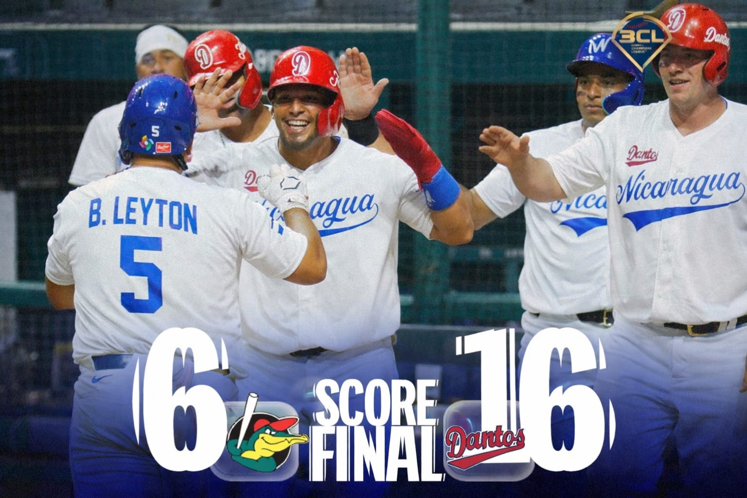 El Dantos de Managua sacudió con fuerza a los Cocodrilos de Matanzas en tercera fecha de la BCL Américas