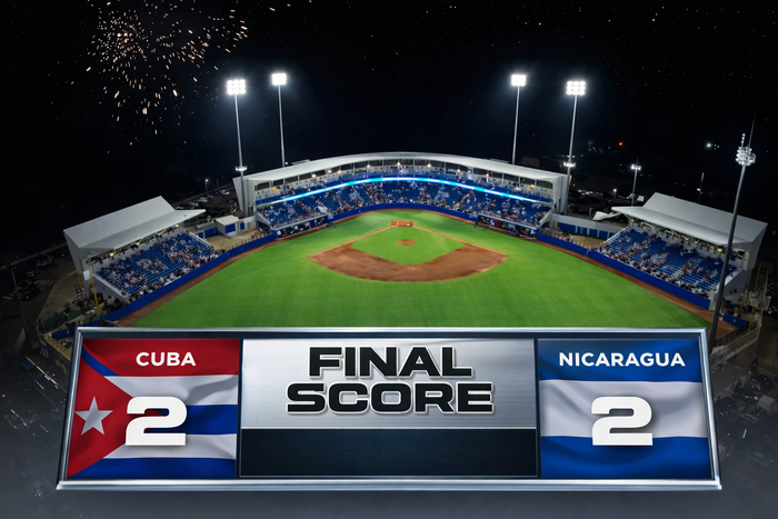 Serie Internacional | Cuba y Nicaragua firman empate a dos en Masaya al abrir la serie de cuatro partidos