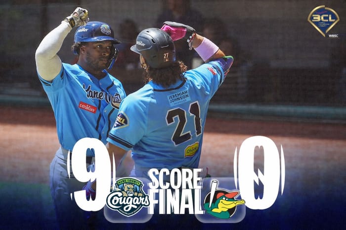 Dominio total: Kane County Cougars blanquea a Cocodrilos de Matanzas en la BCL Américas