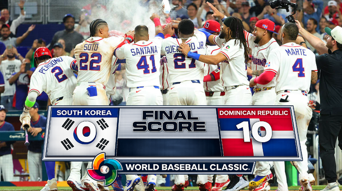 Clásico Mundial 2026 | República Dominicana aplasta 10-0 a Corea del Sur y avanza con autoridad a semifinales
